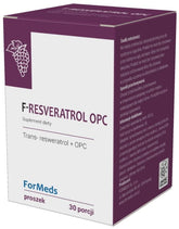 F - Resveratrol OPC trans - Resveratrol 200 mg + OPC 200 mg 30 porsjoner 425 g FORMEDS